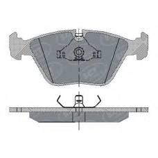 SP 152 SCT Комплект тормозных колодок, дисковый тормоз