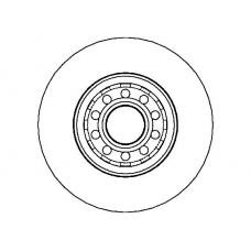 NBD1151 NATIONAL Тормозной диск