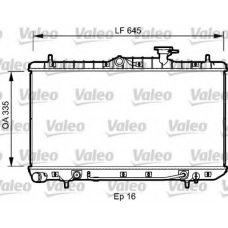 734959 VALEO Радиатор, охлаждение двигателя
