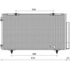 350203483000 MAGNETI MARELLI Конденсатор, кондиционер