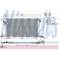 94313 NISSENS Конденсатор, кондиционер