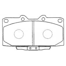 PN-2358 JNBK Колодки тормозные
