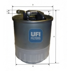 24.107.00 UFI Топливный фильтр