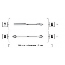 941318111115 MAGNETI MARELLI Комплект проводов зажигания