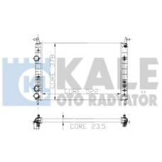 142800 KALE OTO RADYATOR Радиатор, охлаждение двигателя