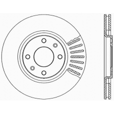 BDA1112.20 OPEN PARTS Тормозной диск