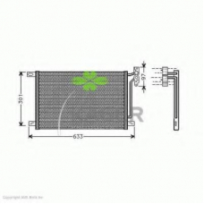 94-5050 KAGER Конденсатор, кондиционер