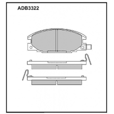 ADB3322 Allied Nippon Тормозные колодки