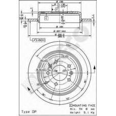 BS 7598 BRECO Тормозной диск