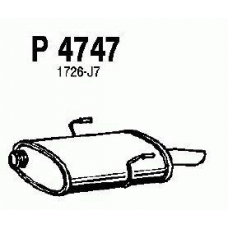 P4747 FENNO Глушитель выхлопных газов конечный