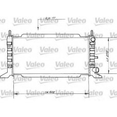 730560 VALEO Радиатор, охлаждение двигателя