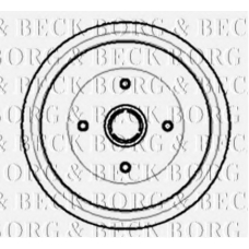 BBR7003 BORG & BECK Тормозной барабан