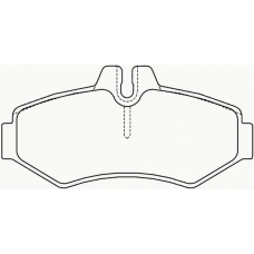 MDB1997 MINTEX Комплект тормозных колодок, дисковый тормоз