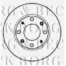 BBD4882 BORG & BECK Тормозной диск