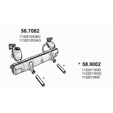 58.7082 ASSO Глушитель выхлопных газов конечный