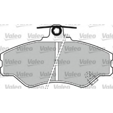 598634 VALEO Комплект тормозных колодок, дисковый тормоз