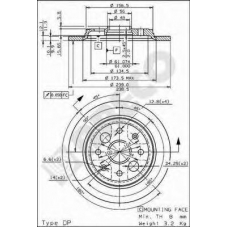 BS 7513 BRECO Тормозной диск