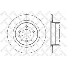 6020-3621-SX STELLOX Тормозной диск