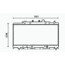 RM0701 EQUAL QUALITY Радиатор, охлаждение двигателя