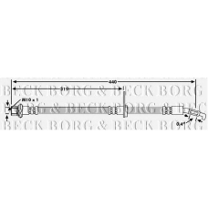 BBH7230 BORG & BECK Тормозной шланг