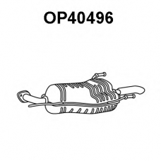 OP40496 VENEPORTE Глушитель выхлопных газов конечный