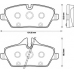 573137B BENDIX Комплект тормозных колодок, дисковый тормоз