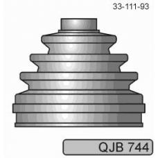 QJB744 QUINTON HAZELL Комплект пылника, приводной вал