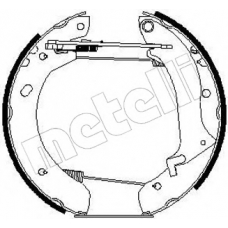 51-0195 METELLI Комплект тормозных колодок