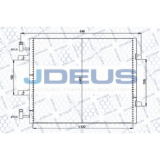 723M55 JDEUS Конденсатор, кондиционер
