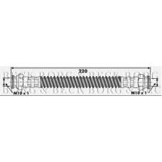 BBH6068 BORG & BECK Тормозной шланг