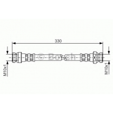 1 987 476 190 BOSCH Тормозной шланг