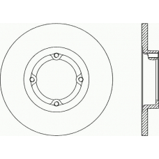 BDA1765.10 OPEN PARTS Тормозной диск