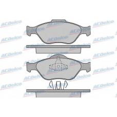 AC0581088D AC Delco Комплект тормозных колодок, дисковый тормоз