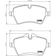 8DB 355 012-341 HELLA PAGID Комплект тормозных колодок, дисковый тормоз