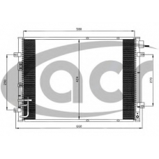 300557 ACR Конденсатор, кондиционер