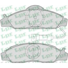 05P721 LPR Комплект тормозных колодок, дисковый тормоз