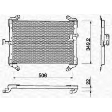 350203126000 MAGNETI MARELLI Конденсатор, кондиционер