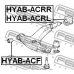 HYAB-ACRL FEBEST Подвеска, рычаг независимой подвески колеса