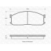 363702161006 MAGNETI MARELLI Комплект тормозных колодок, дисковый тормоз