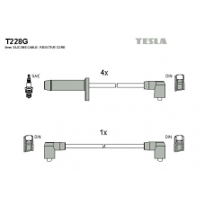 T228G TESLA Комплект проводов зажигания