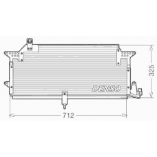 DCN32005 DENSO Конденсатор, кондиционер