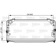 814279 VALEO Конденсатор, кондиционер