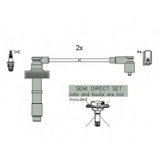 134958 HITACHI Комплект проводов зажигания