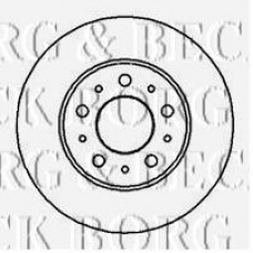 BBD4023 BORG & BECK Тормозной диск