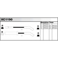 XC1190 QUINTON HAZELL Комплект проводов зажигания