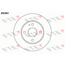 BS3961 FTE Тормозной диск