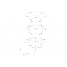 WBP23801A WAGNER LOCKHEED Комплект тормозных колодок, дисковый тормоз