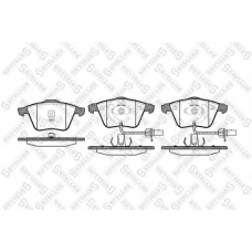 975 002BL-SX STELLOX Комплект тормозных колодок, дисковый тормоз