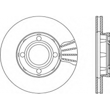 BDR1020.20 OPEN PARTS Тормозной диск