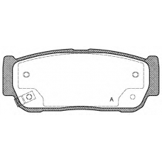 BPA1063.02 OPEN PARTS Комплект тормозных колодок, дисковый тормоз